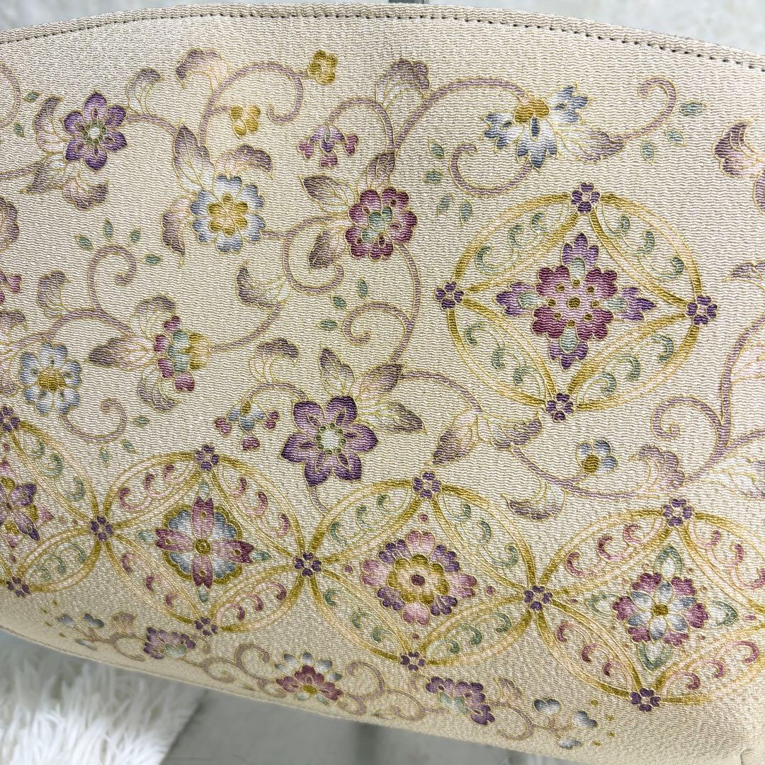 ☆美品☆OKAJIMA オカジマ ハンドバッグ 和装フォーマル 絹100% 高級