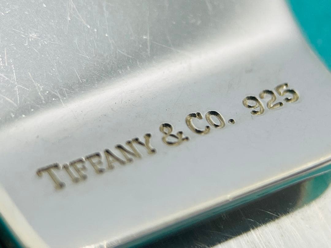 h227 ティファニー　エンジンターン　マネークリップ　シルバー　925