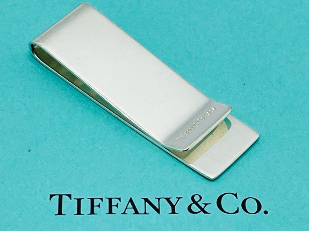 h227 ティファニー　エンジンターン　マネークリップ　シルバー　925