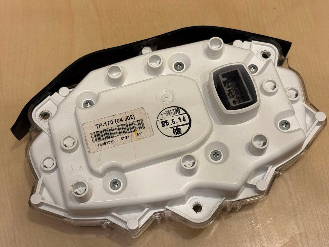 SUZUKI アドレス　V125S メーター　液晶修理済　液晶反転加工　美品