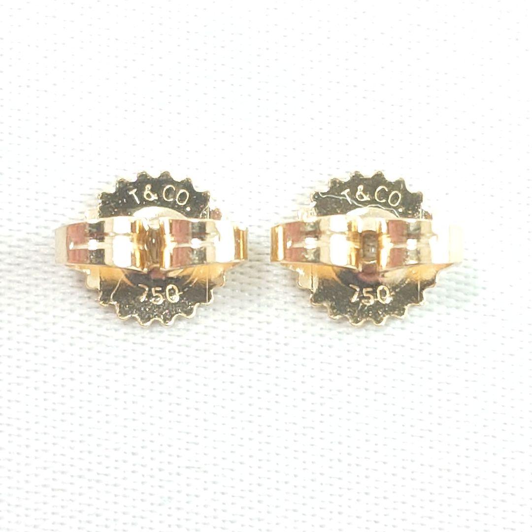 【希少】ティファニー K18 ノット ピアス 7044