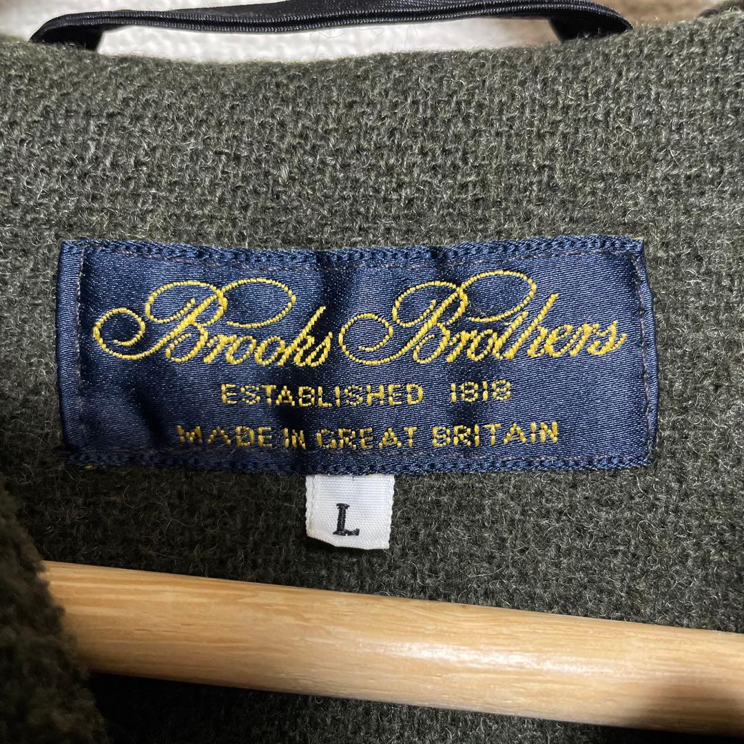 k65 英国製　Brooks Brothers ダッフルコート　L 古着