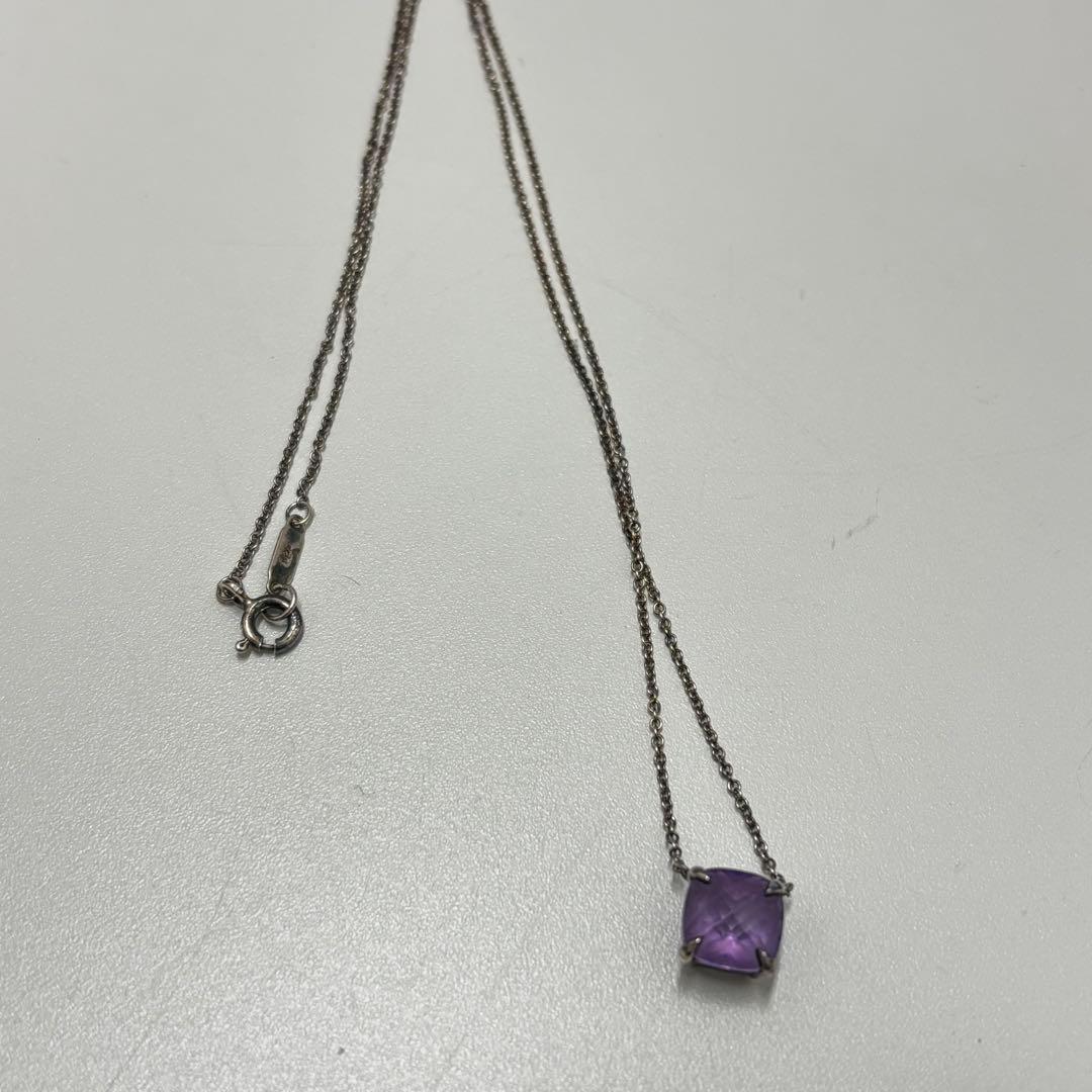 ティファニー アメジスト 925ネックレス