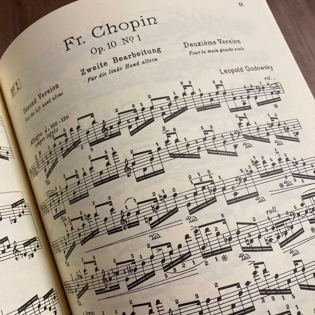 L.GODWSKY/ショパンのエチュードによる練習曲集 全5巻R.LIENAU