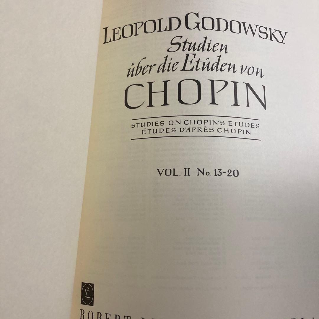 L.GODWSKY/ショパンのエチュードによる練習曲集 全5巻R.LIENAU