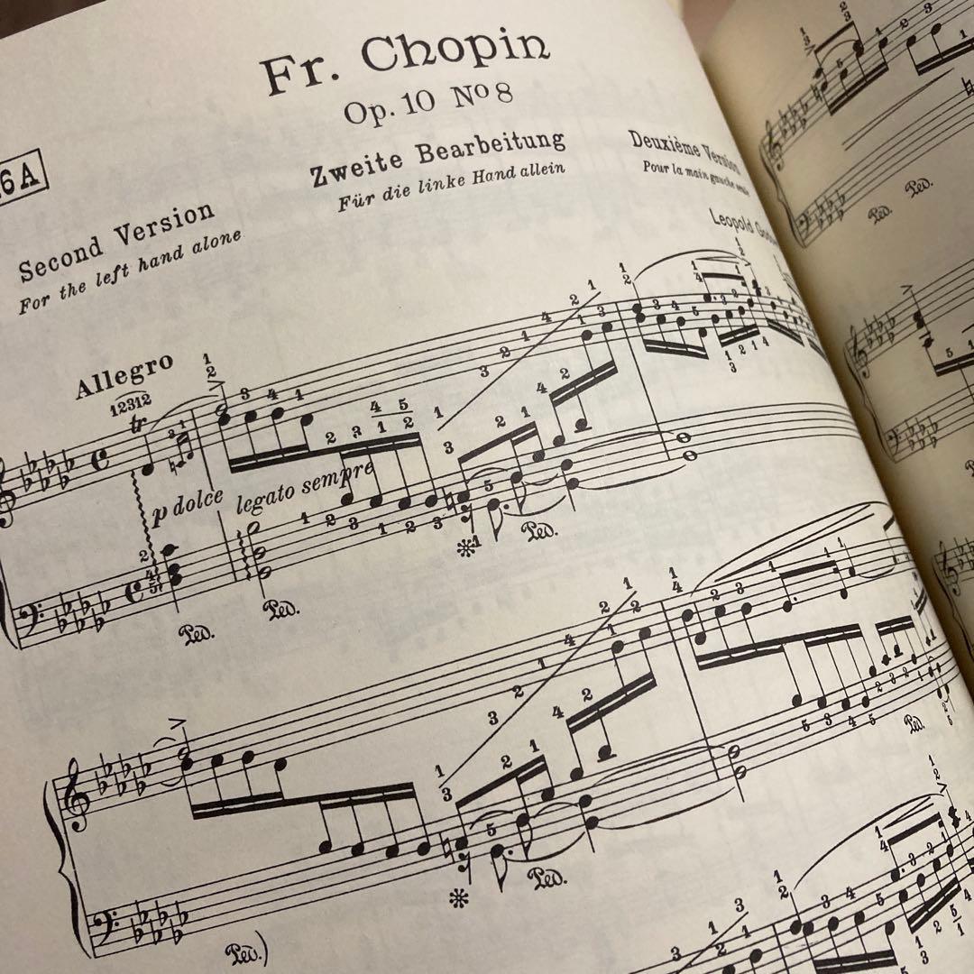 L.GODWSKY/ショパンのエチュードによる練習曲集 全5巻R.LIENAU