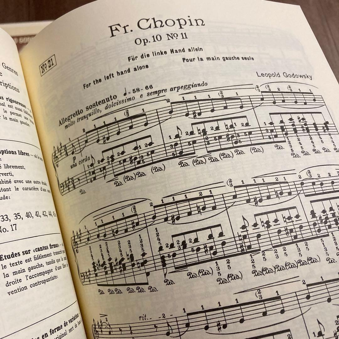 L.GODWSKY/ショパンのエチュードによる練習曲集 全5巻R.LIENAU