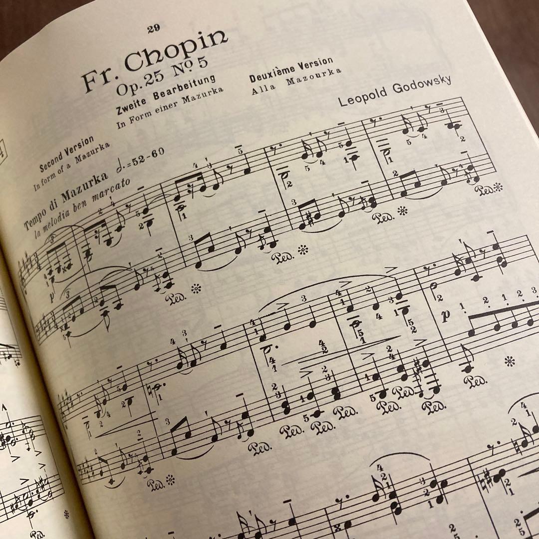 L.GODWSKY/ショパンのエチュードによる練習曲集 全5巻R.LIENAU