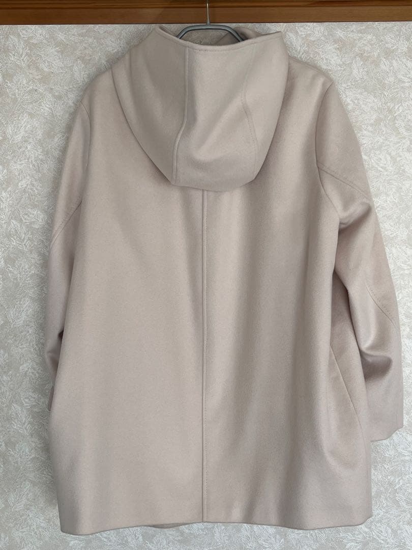 23区 ウールカシミヤビーバー フード付き ショートコート 38