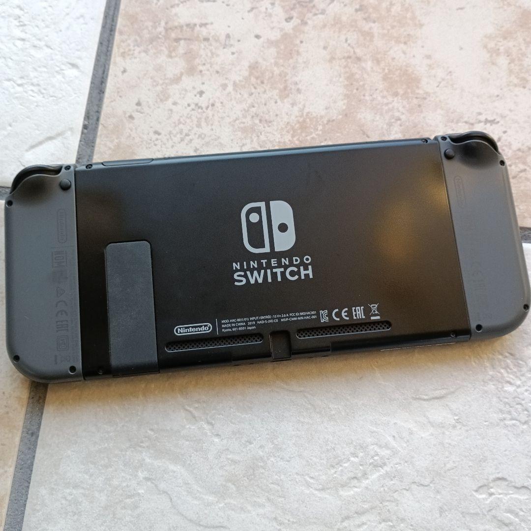 任天堂Switch本体　付属品　冷却ファン付きドッグ　別売りケース　グレー