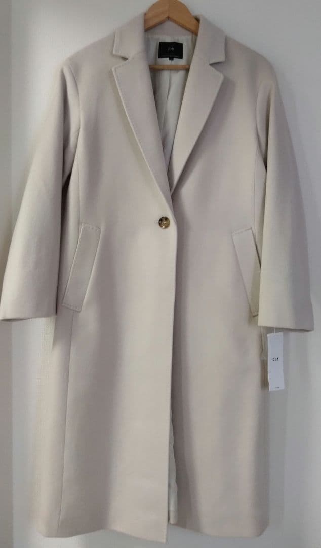 23区 36号【滝沢眞規子さん着用】ウールカシミヤビーバー チェスターコート