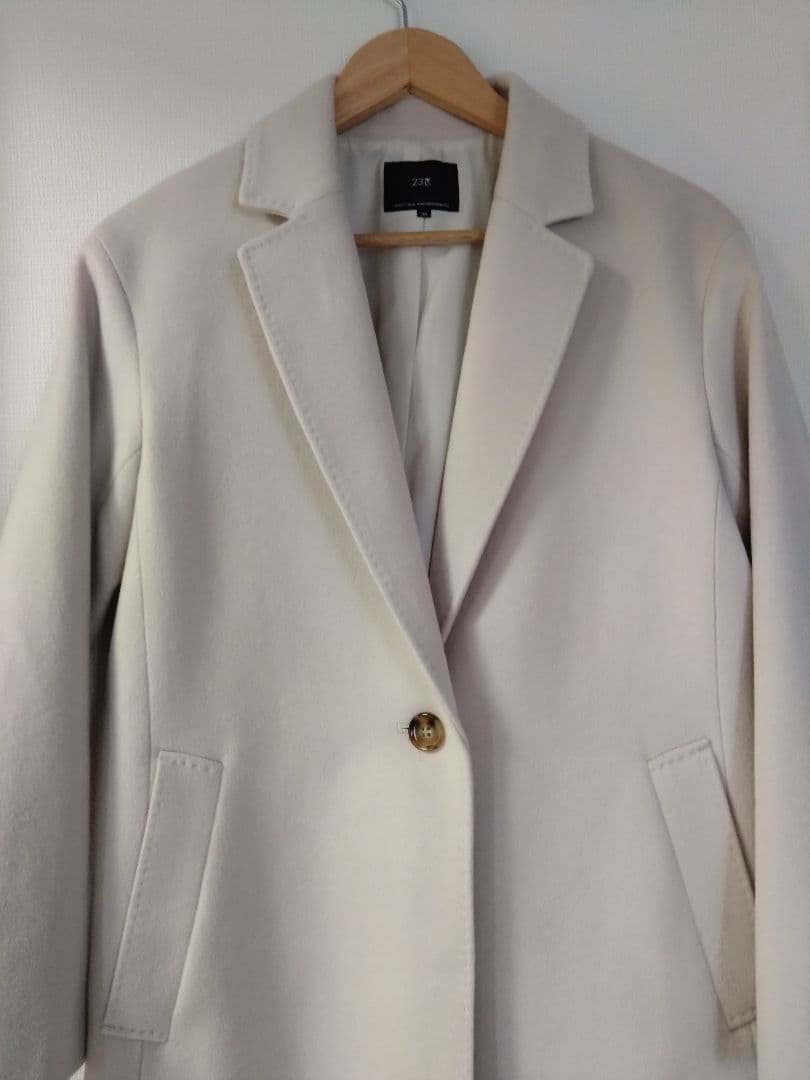 23区 36号【滝沢眞規子さん着用】ウールカシミヤビーバー チェスターコート