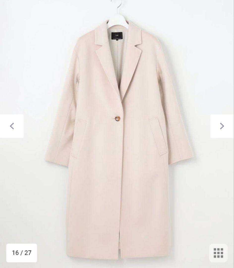 23区 36号【滝沢眞規子さん着用】ウールカシミヤビーバー チェスターコート