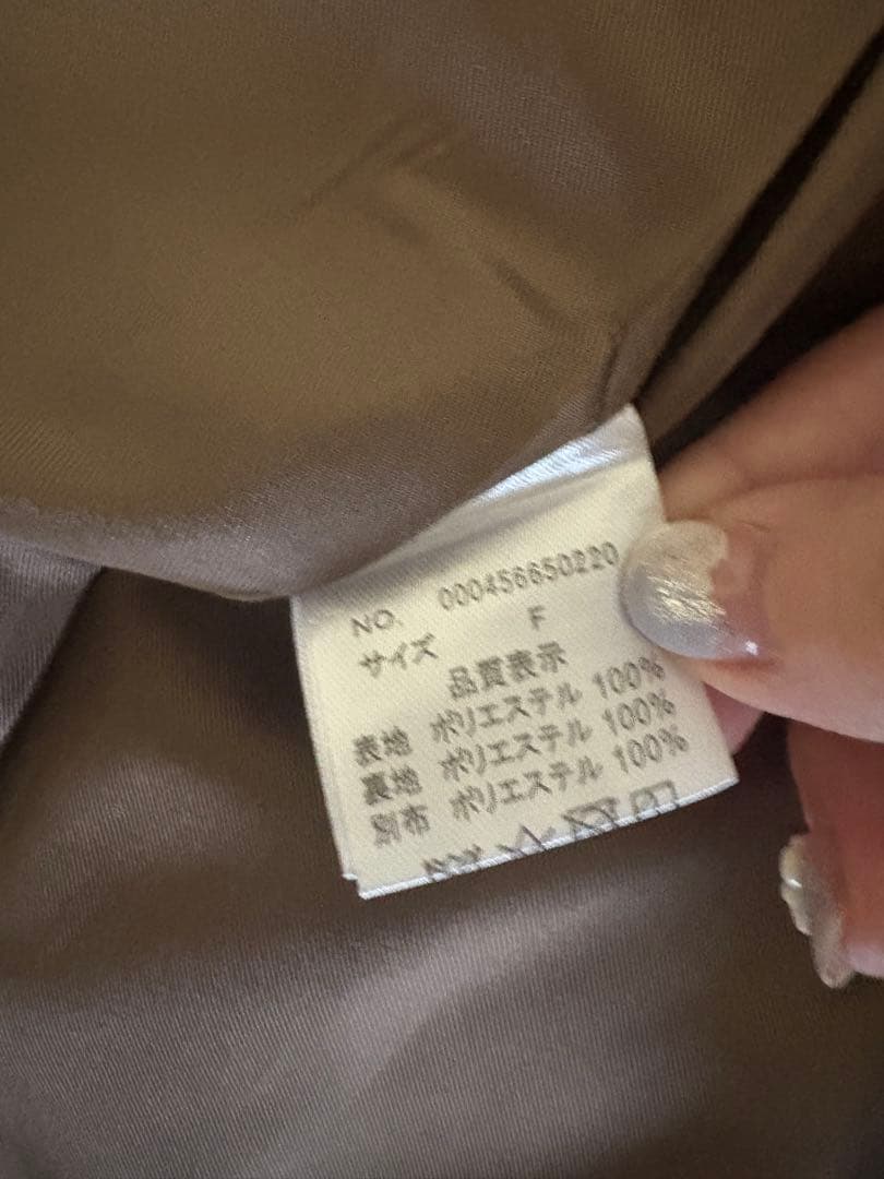 LIP SERVICE ケープライクフレアスリーブコート ブラウン 新品未使用