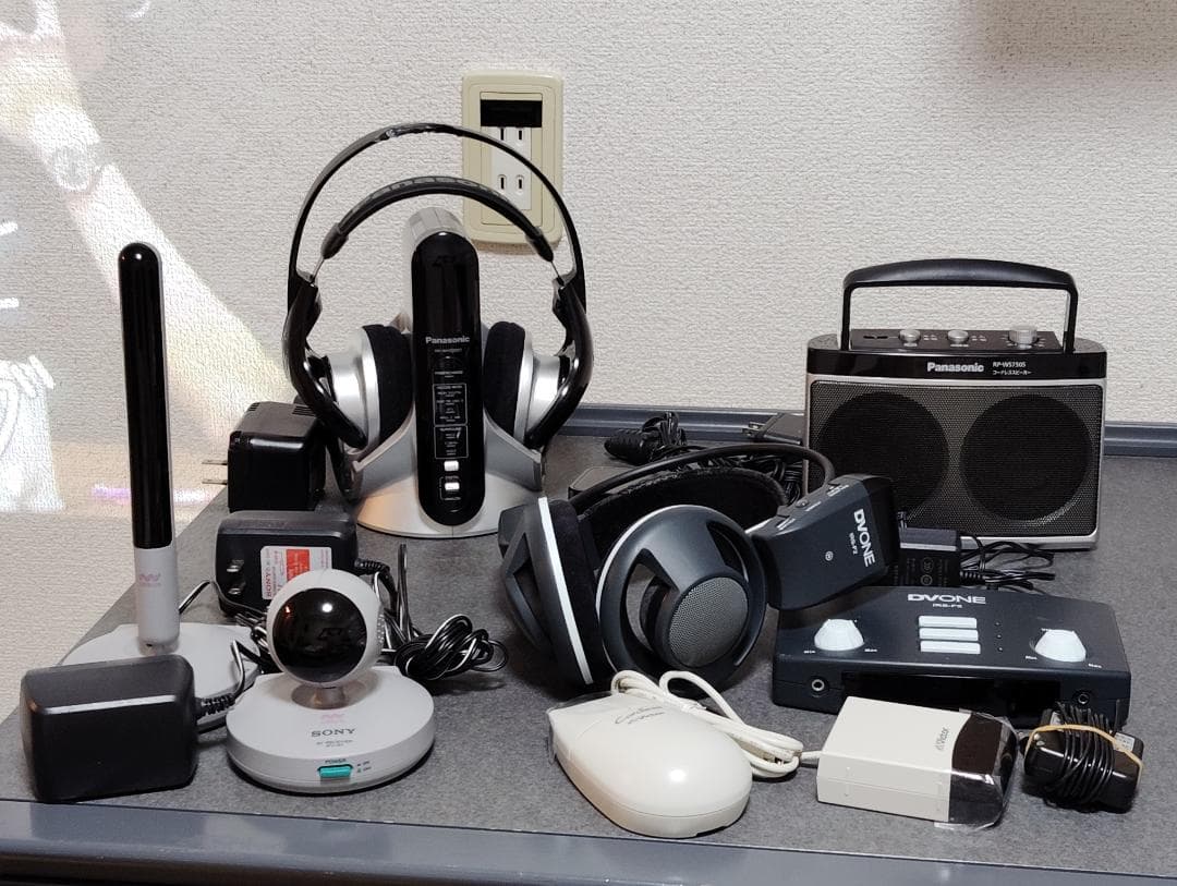 オーディオテクニカ業務用ワイヤレスマイク＆レシーバーほか一式