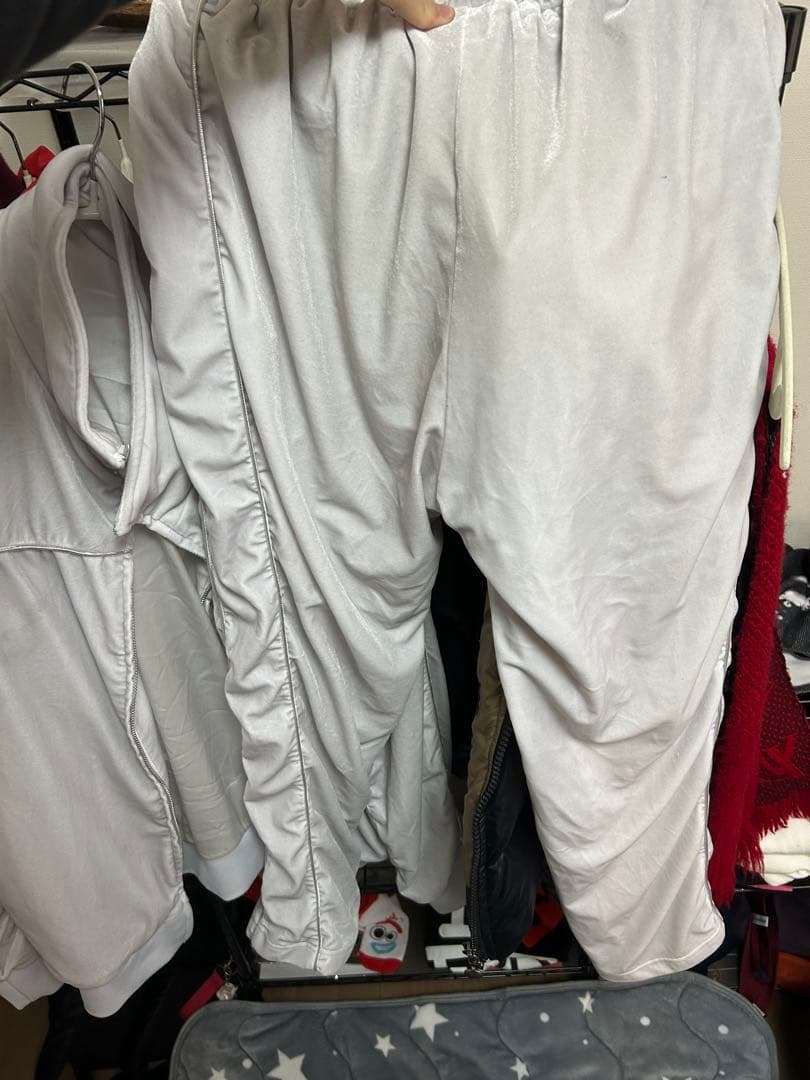 yxngbratz ホワイト ジャージ セットアップ　上下