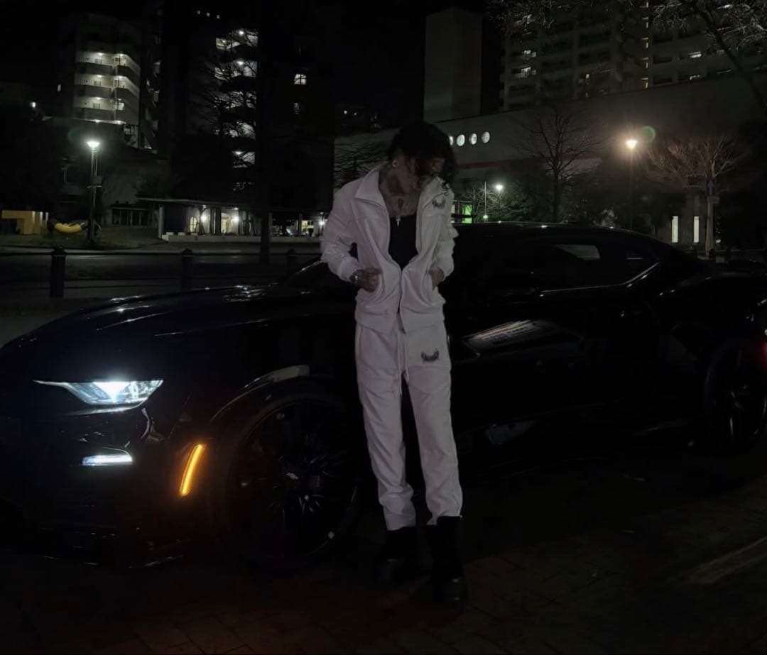 yxngbratz ホワイト ジャージ セットアップ　上下