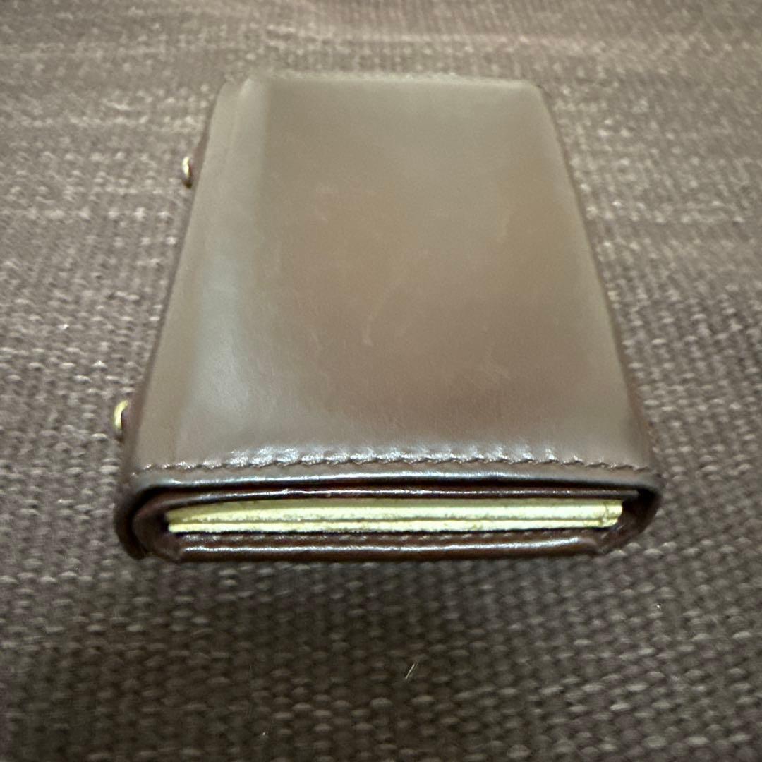 エムピウ ミッレフォッリエⅡ P25 タバコ×ベージュ 右利き用