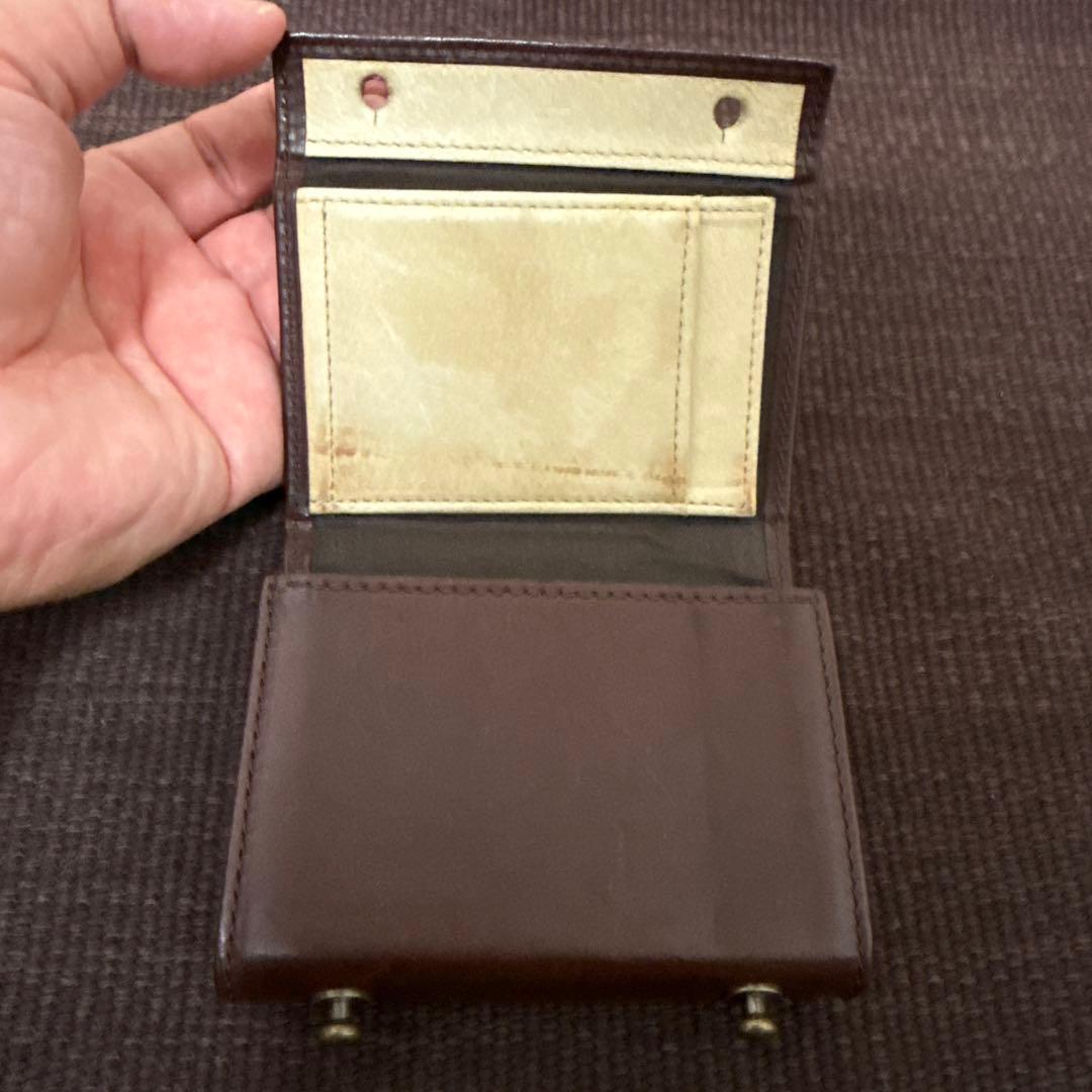 エムピウ ミッレフォッリエⅡ P25 タバコ×ベージュ 右利き用