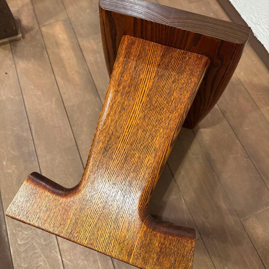 木のスツール ひさ工房