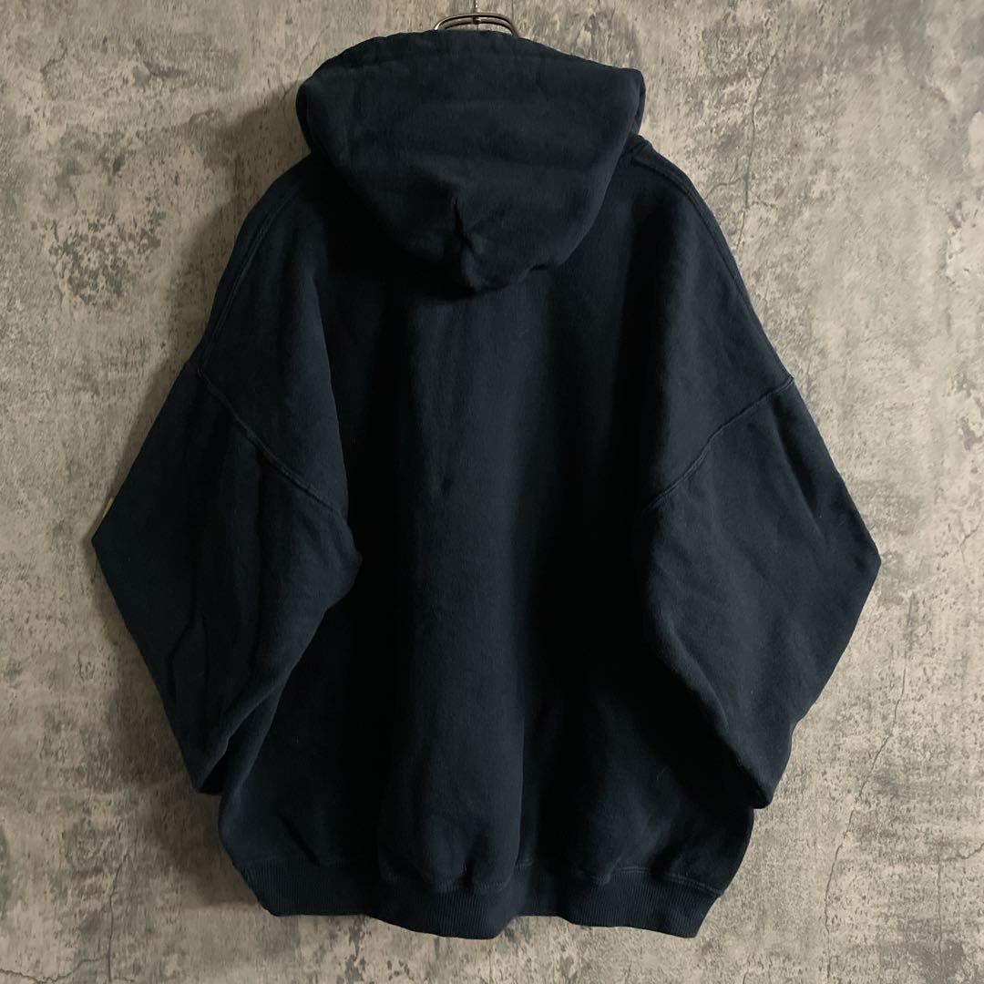 NFL EAGLES 3段ロゴプリントパーカー ×ヴィンテージ バイカラーベスト