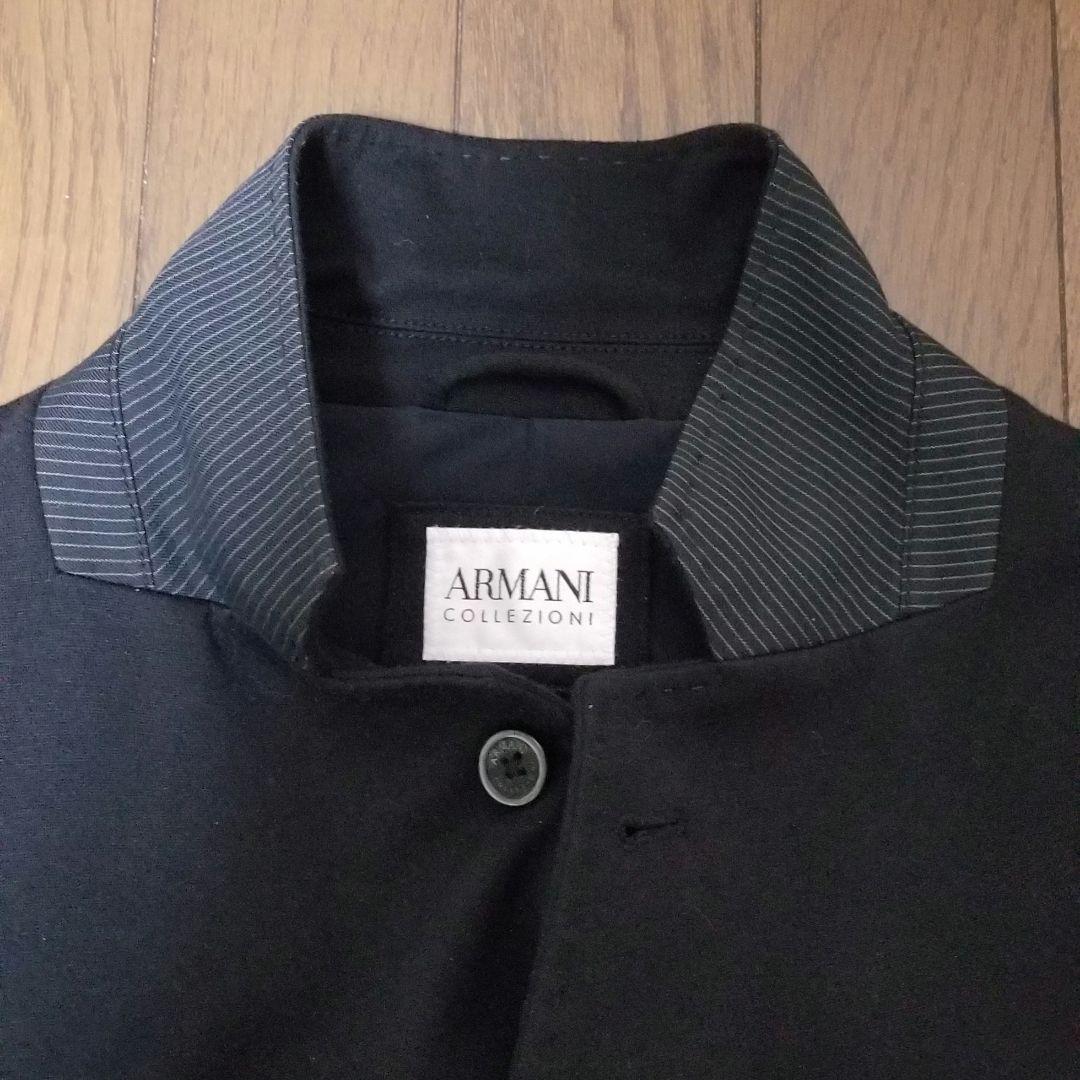 アルマーニ　コレツォーニ　テーラードジャケット　ブラック　60　大きいサイズ