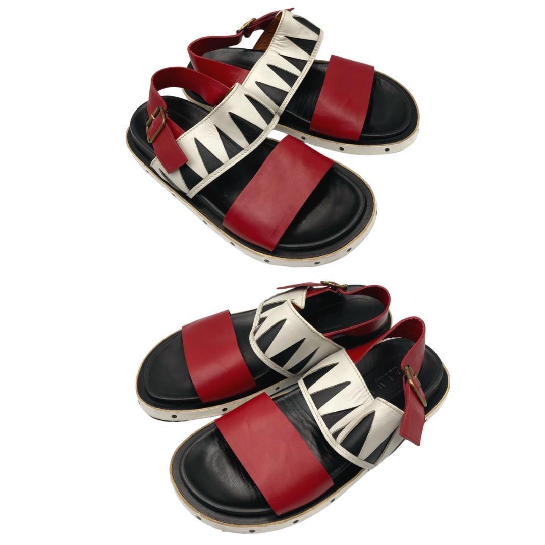 【希少】　MARNI マルニ　レザー サンダル　サイズ43　28㎝　0413