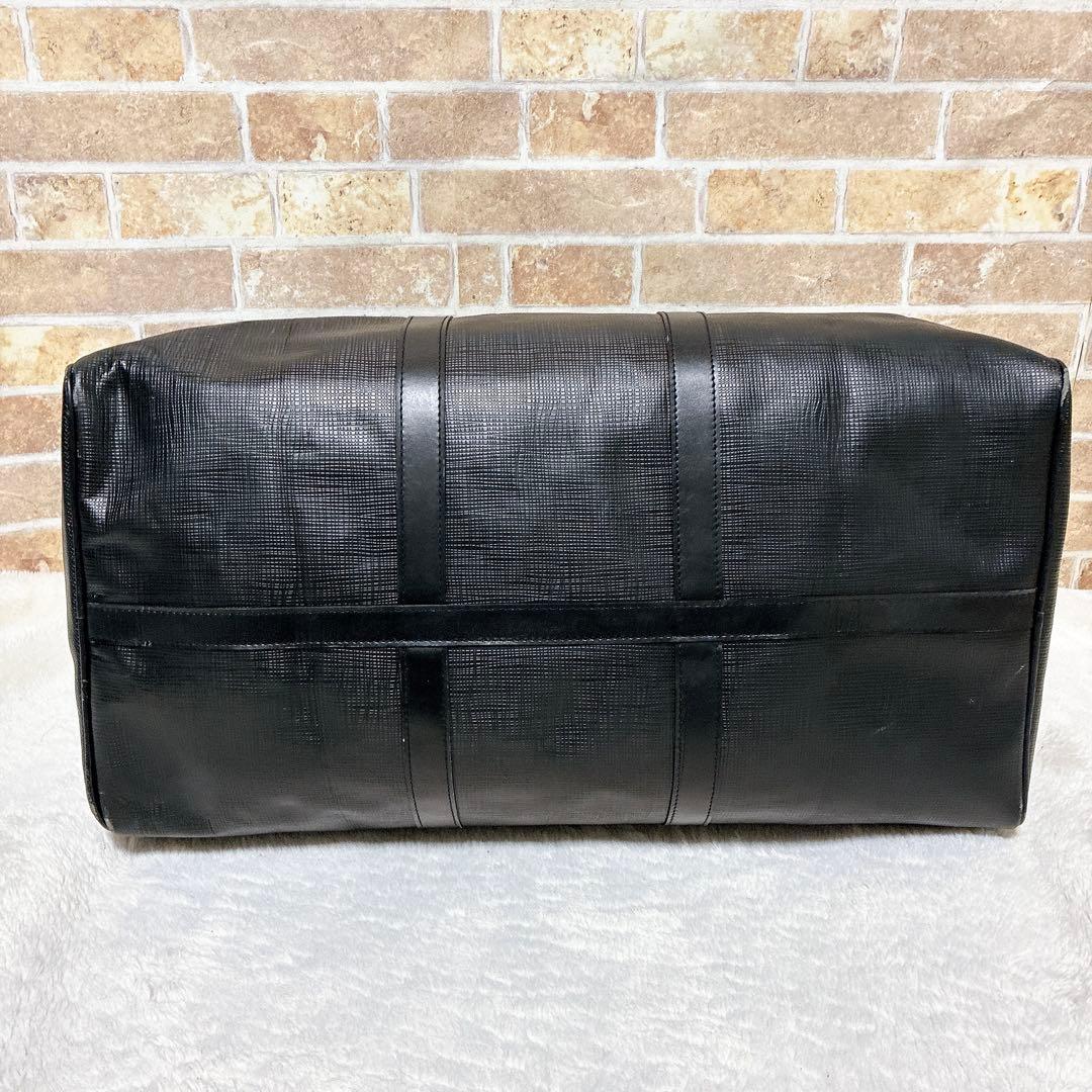 HUNTINGWORLD ハンティングワールド　ボストンバック　pvc ブラック