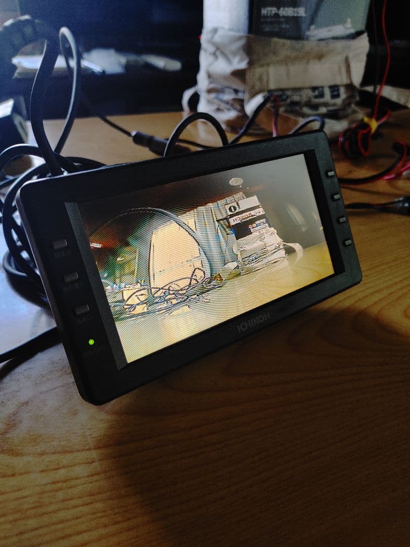 市光工業バックカメラモニター一式　 モニター2台