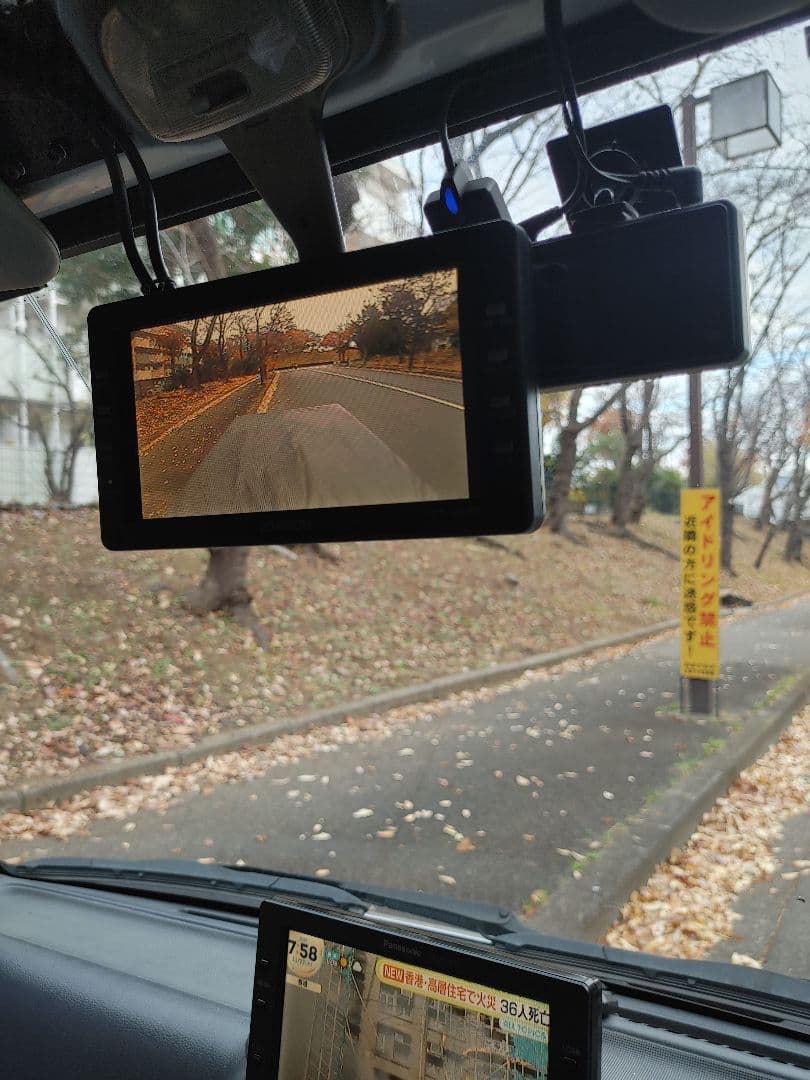 市光工業バックカメラモニター一式　 モニター2台