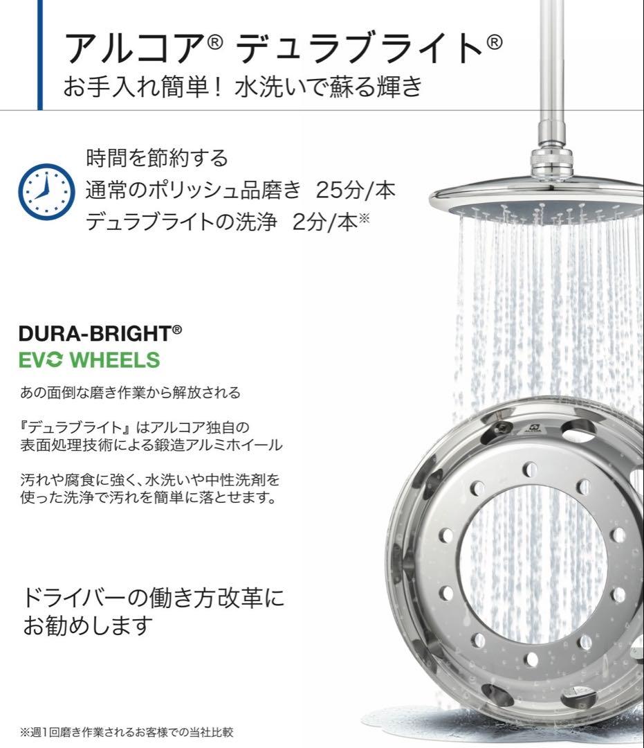 まー　アルコア DURA-BRIGHT® 22.5 7.50 10H