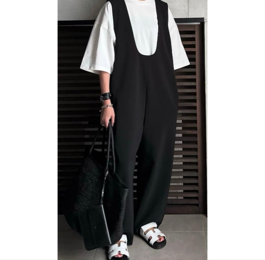 LOHEN Uネックロンパース　未使用　タグ付き