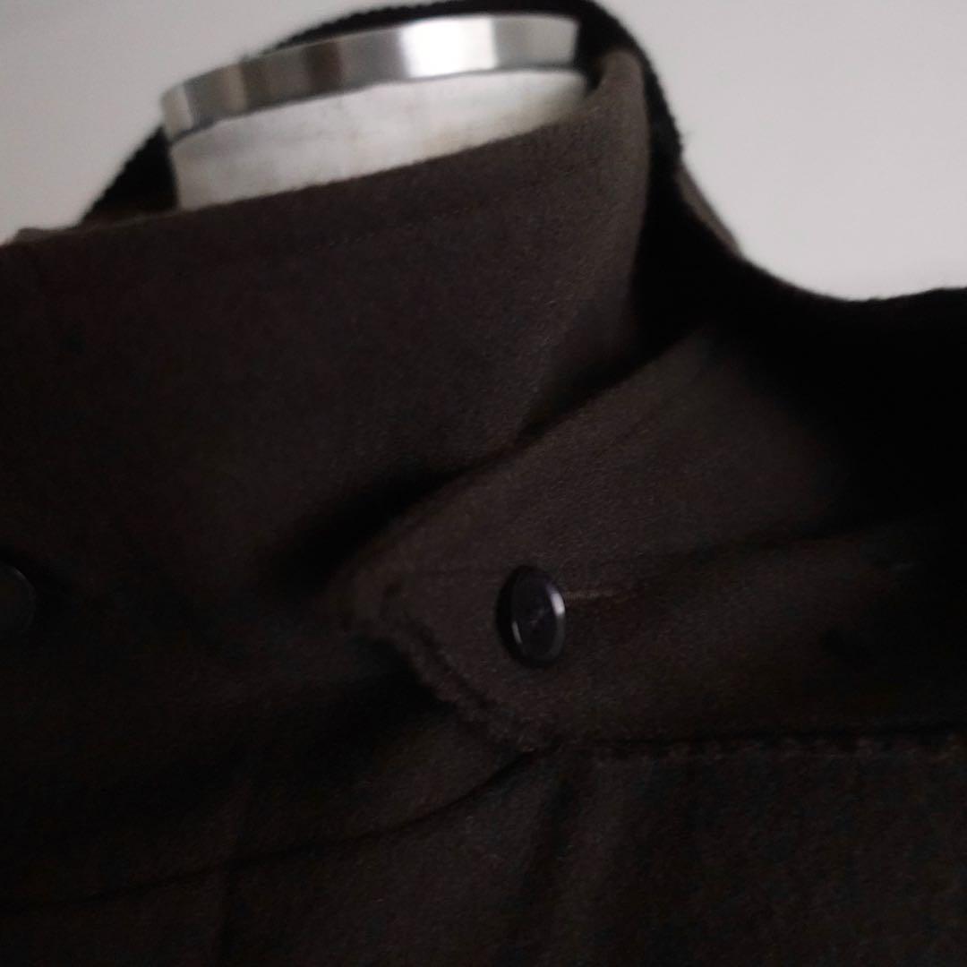 【極美品】DORMEUIL ウールダッフルコート　50 ブラウン