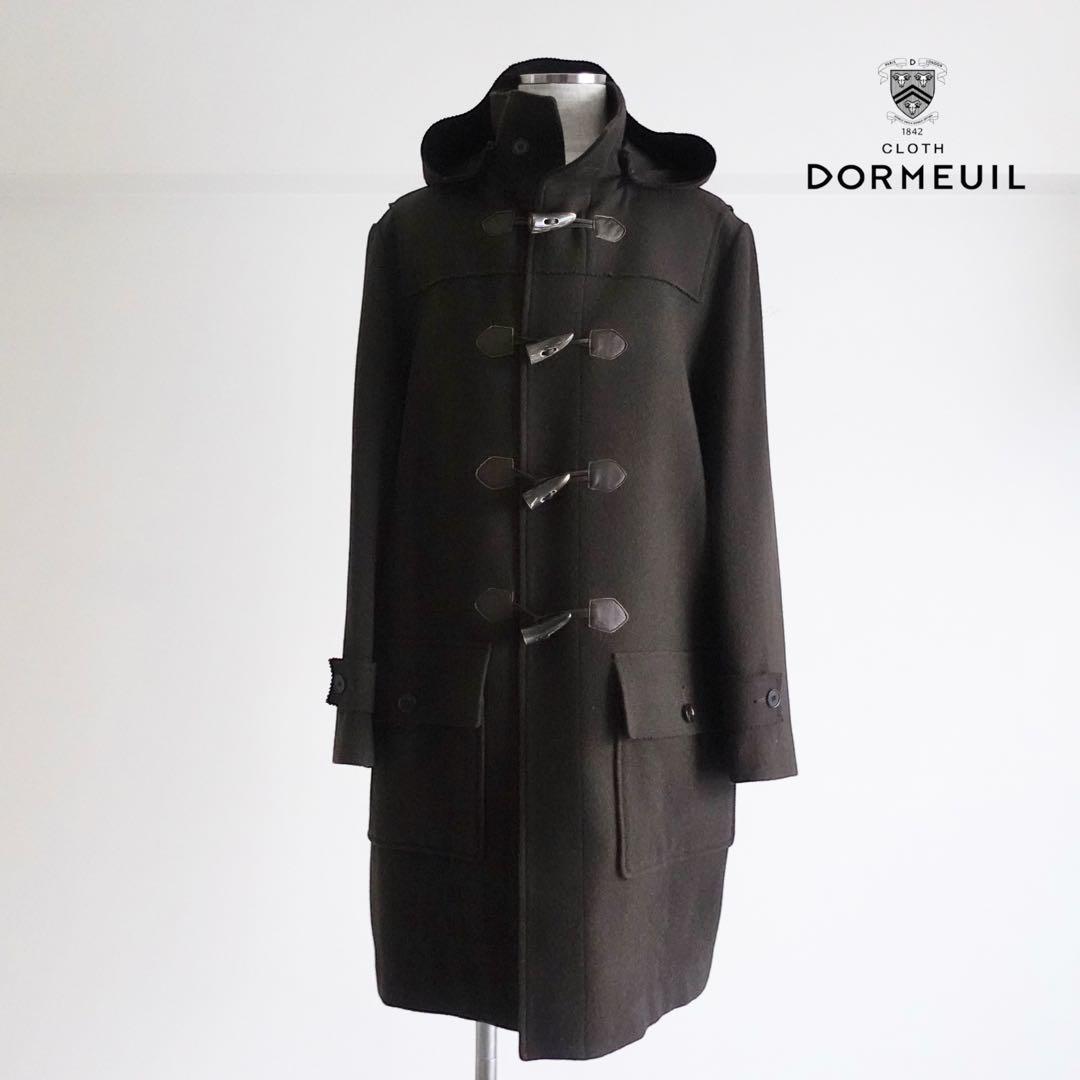 【極美品】DORMEUIL ウールダッフルコート　50 ブラウン
