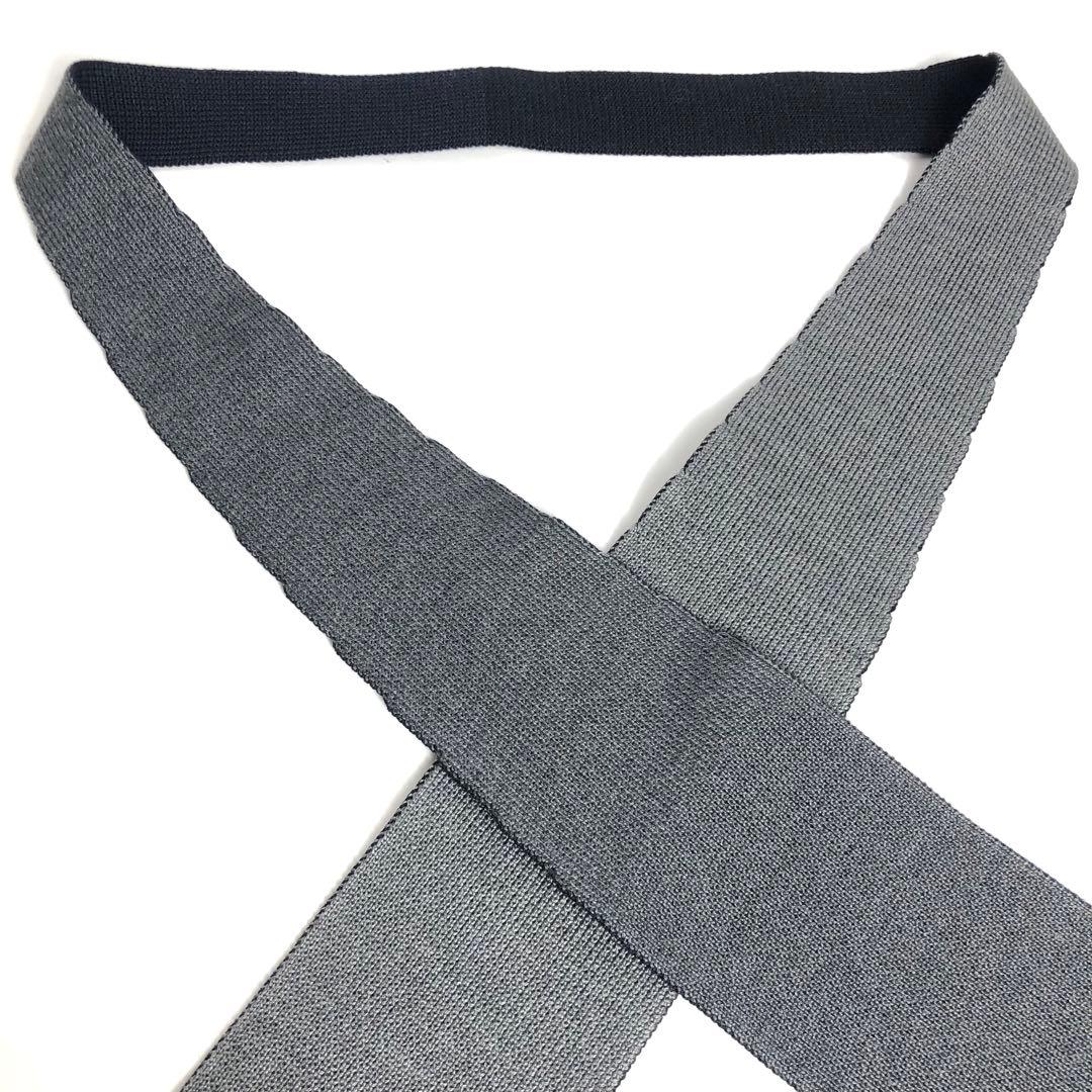 【美品】HERMES エルメス ネクタイ ニットタイ 4WAY キャトルタン 黒