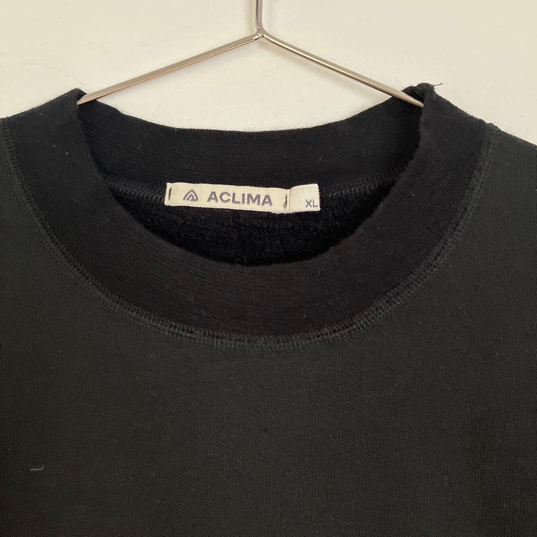 ACLIMA ブラック 長袖カットソー XL