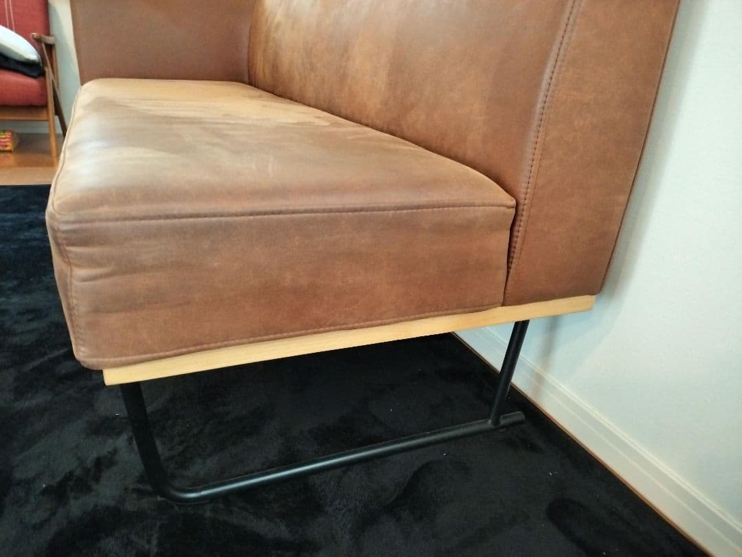 クラッシュゲート COMFORM ダントン 2人掛け ソファ レザーテックス