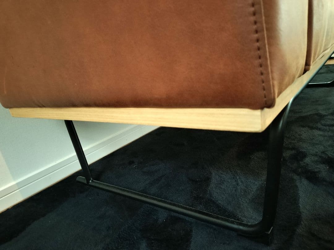 クラッシュゲート COMFORM ダントン 2人掛け ソファ レザーテックス