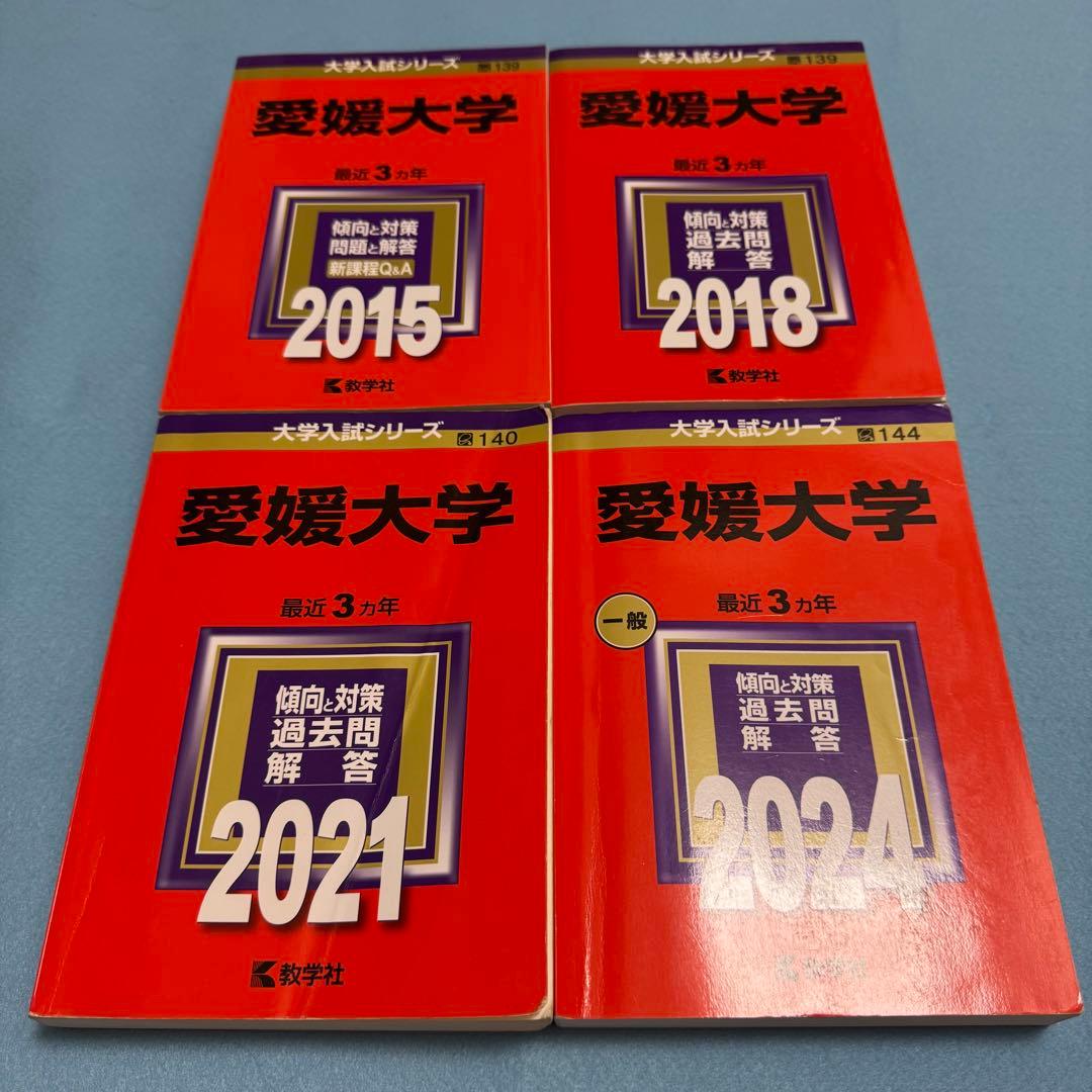 愛媛大学　赤本　医学部　2012年～2023年 12年分