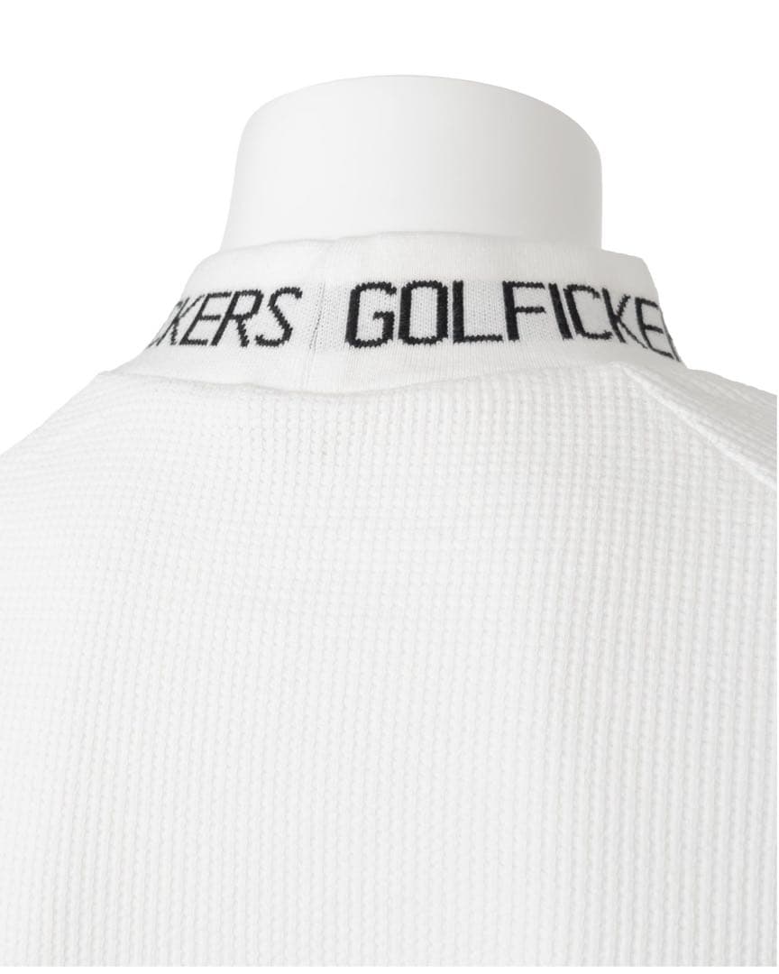 ゴルフィッカーズ Mock Neck Thermal 白 L