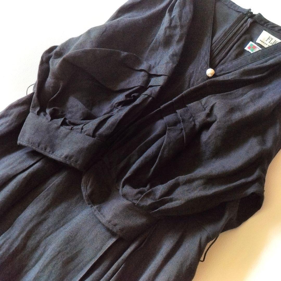 あさみん様　フリッカ　パールボタンリネンワンピース