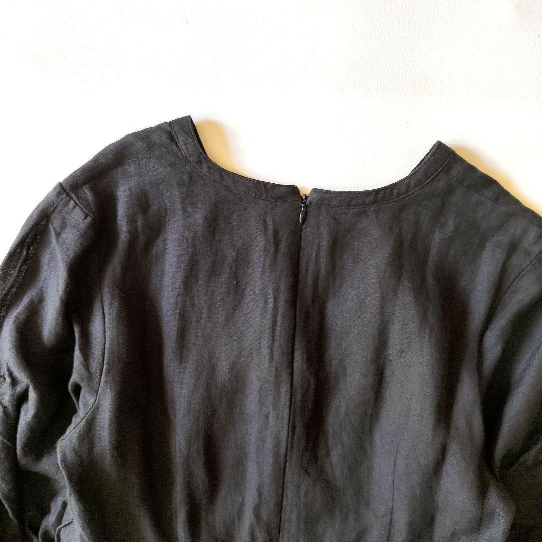 あさみん様　フリッカ　パールボタンリネンワンピース