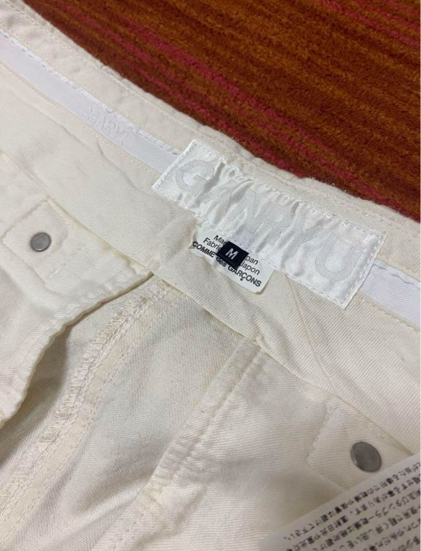 FUMITO GANRYU ガンリュウサルエルパンツ M 生成り ホワイト 白