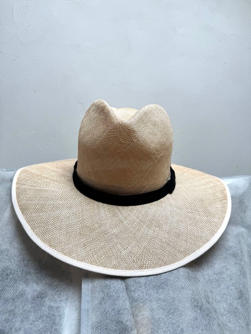 【未使用】MARGARET HOWELLマーガレットハウエル麦わらストローハット