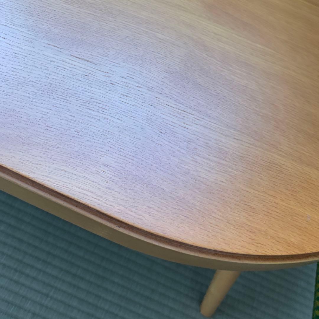 「センターテーブル」 折れ脚　こたつ　座卓　ナチュラル　北欧　木製　木目調