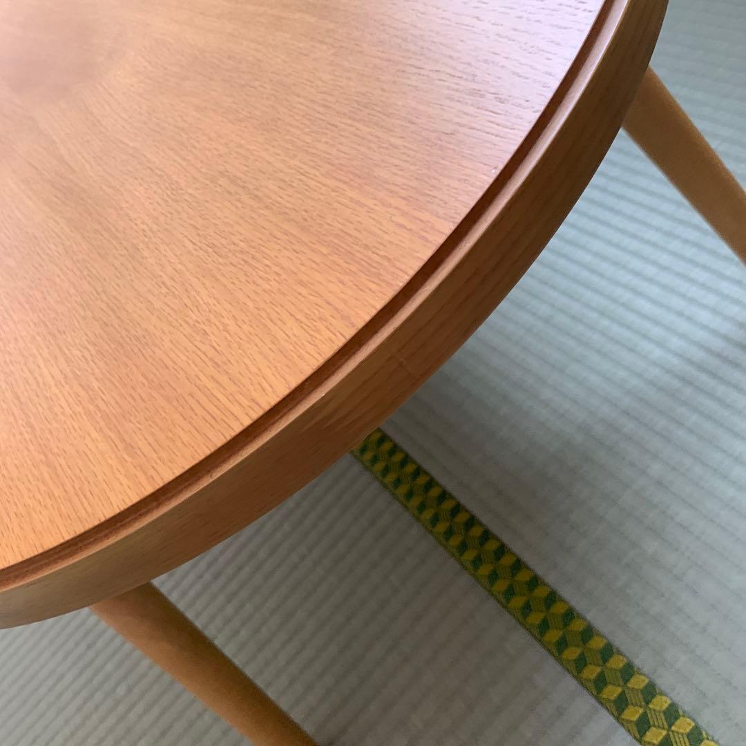 「センターテーブル」 折れ脚　こたつ　座卓　ナチュラル　北欧　木製　木目調