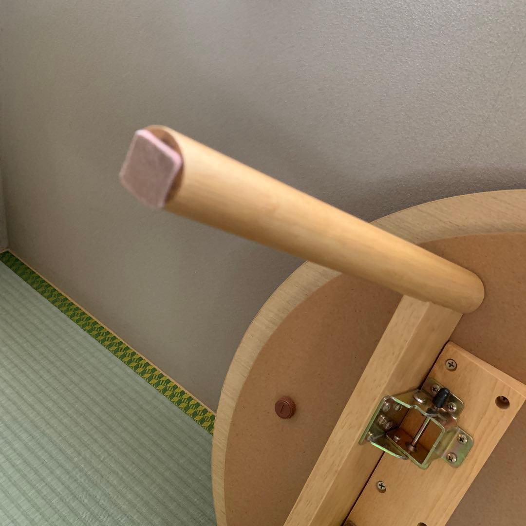 「センターテーブル」 折れ脚　こたつ　座卓　ナチュラル　北欧　木製　木目調