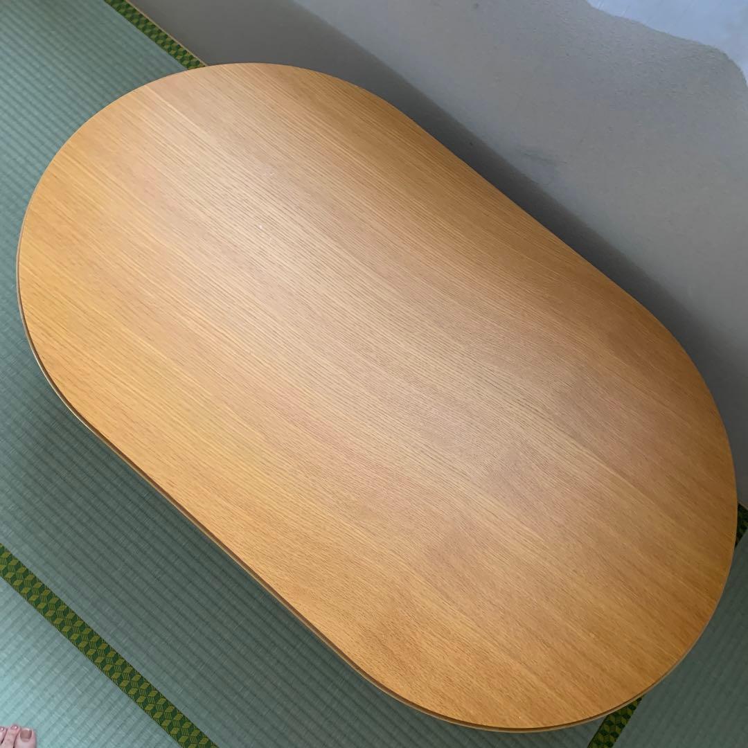 「センターテーブル」 折れ脚　こたつ　座卓　ナチュラル　北欧　木製　木目調