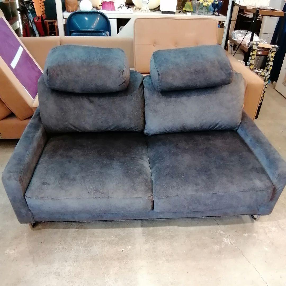 大特価【美品】 ブロッコ BLOCCO 2人掛け カウチ オーダー ソファ グレ