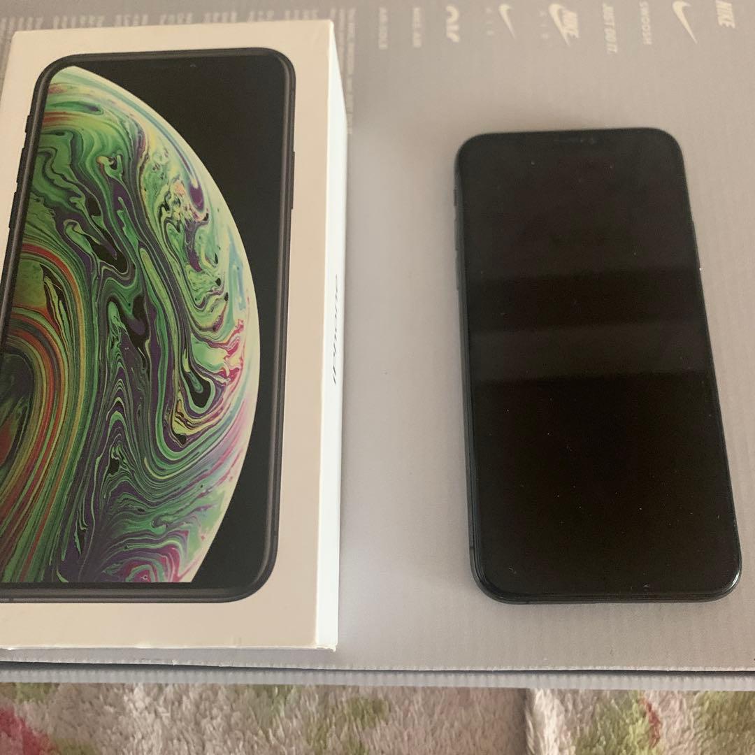 Apple iPhone XS スペースグレー 元箱付き